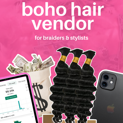 Boho Hair Vendor For Braiders and Stylists