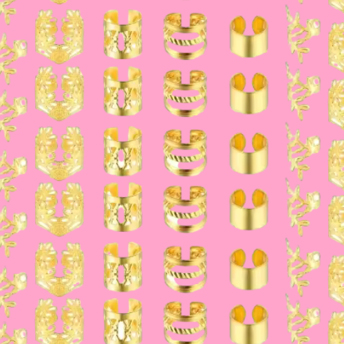 gold clips